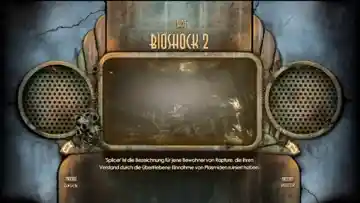 BioShock 2 (USA) screen shot game playing